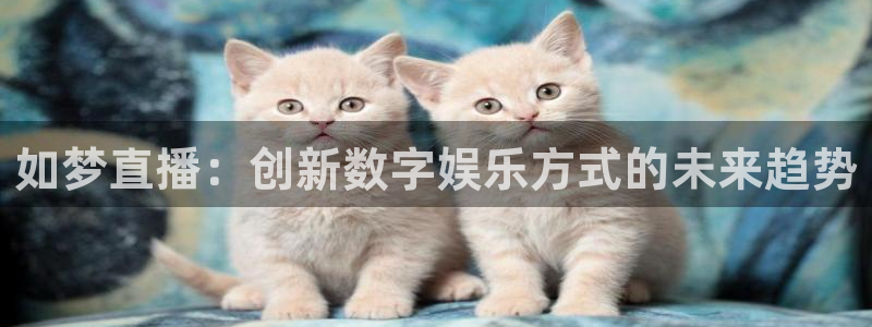 919体育专业直播平台：如梦直播：创新数字娱乐方式的未来趋势